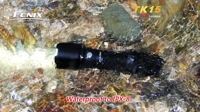 Тактичний Ліхтар Fenix TK15, сірий, Cree XP-G2 R5 LED, 450 люмен 