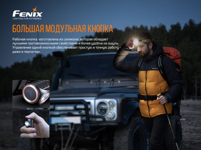 Ліхтар налобний Fenix HM50R V2.0 (відновлений/ відкрита упаковка/ замінено червоний світлодіод) 