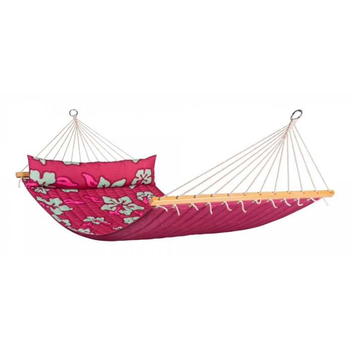 Гамак двомісний з рейками La Siesta Hawaii HQR11-24 hibiscus 