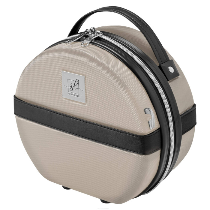 Бьюті-кейс Semi Line 5L Champagne/Black (T5674-1) 