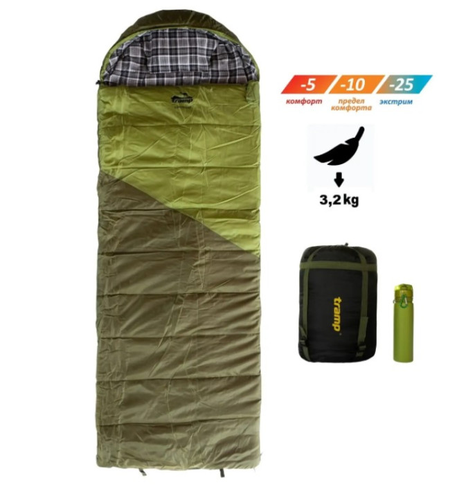 Спальний мішок ковдра Tramp Kingwood Regular TRS-053R-R 