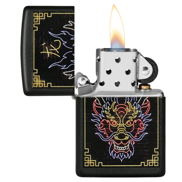Запальничка Zippo 218 Neon Dragon Design (49396) 