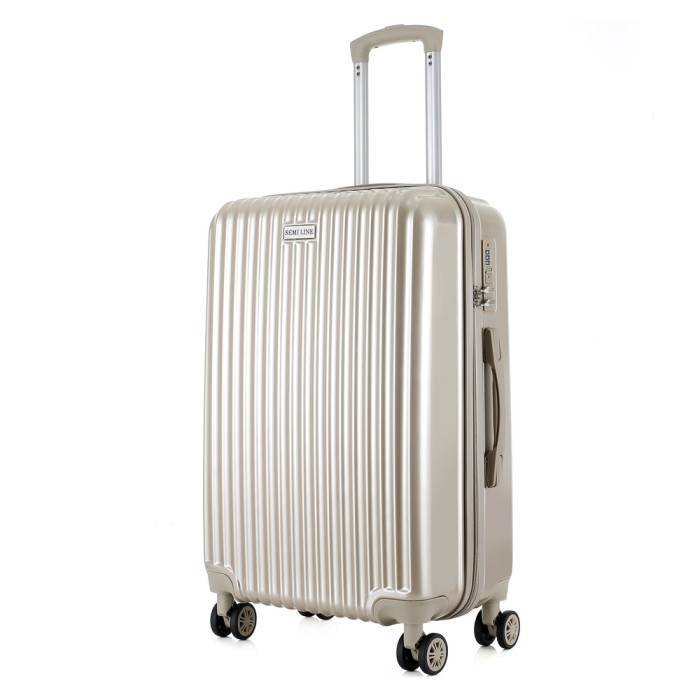 Валіза Semi Line 24" (M) Gold (T5954-2)