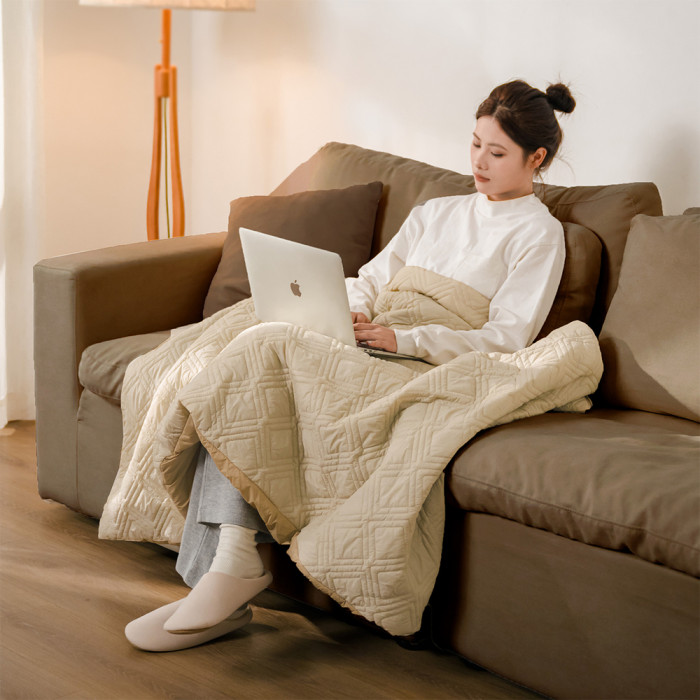 Ковдра з підігрівом Naturehike CNK2450PJ015, 70х150 см, бежева 