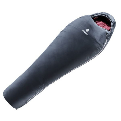 Спальний мішок Deuter Orbit + 5 SL 4511 granite-aubergine, правий