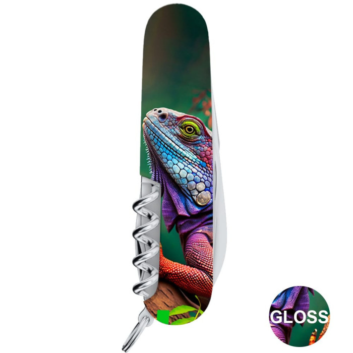 Складаний ніж Victorinox CAMPER ANIMAL Хамелеон 