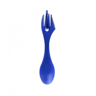 Ложка-вилка з карабіном Summit Quattro Space Saving Cutlery Set синя