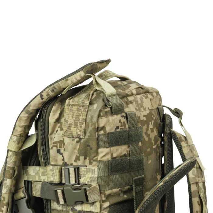 Тактичний рюкзак Ukrarmor DM20 на 20 л. Cordura 1000D. Кріплення Molle Піксель 