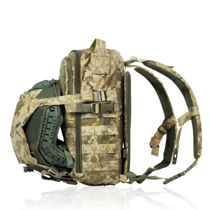 Тактичний рюкзак Ukrarmor DM20 на 20 л. Cordura 1000D. Кріплення Molle Піксель 