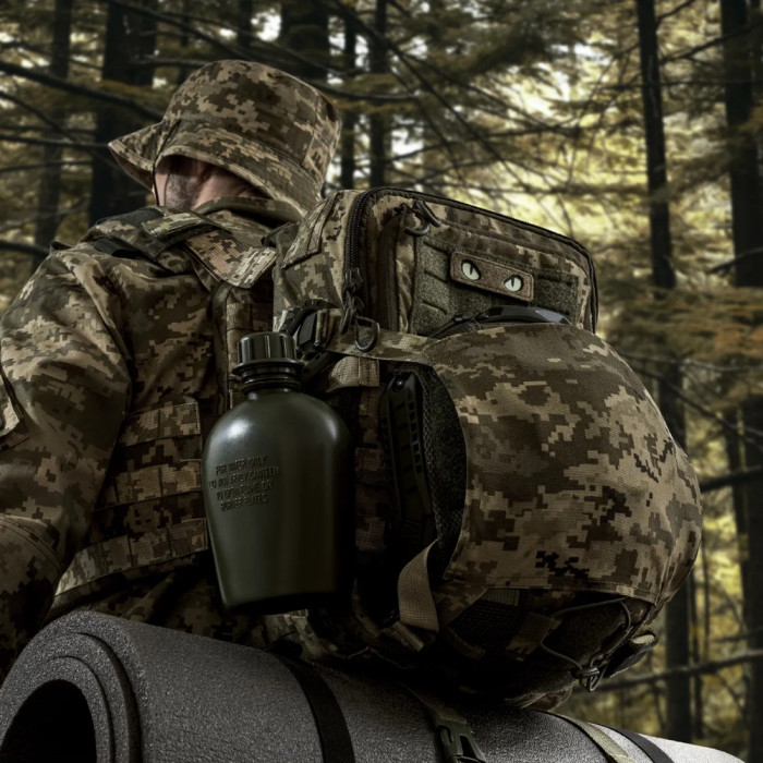 Тактичний рюкзак Ukrarmor DM20 на 20 л. Cordura 1000D. Кріплення Molle Піксель 