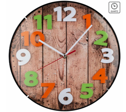 Настінний годинник Technoline WT7435 - коричневий 