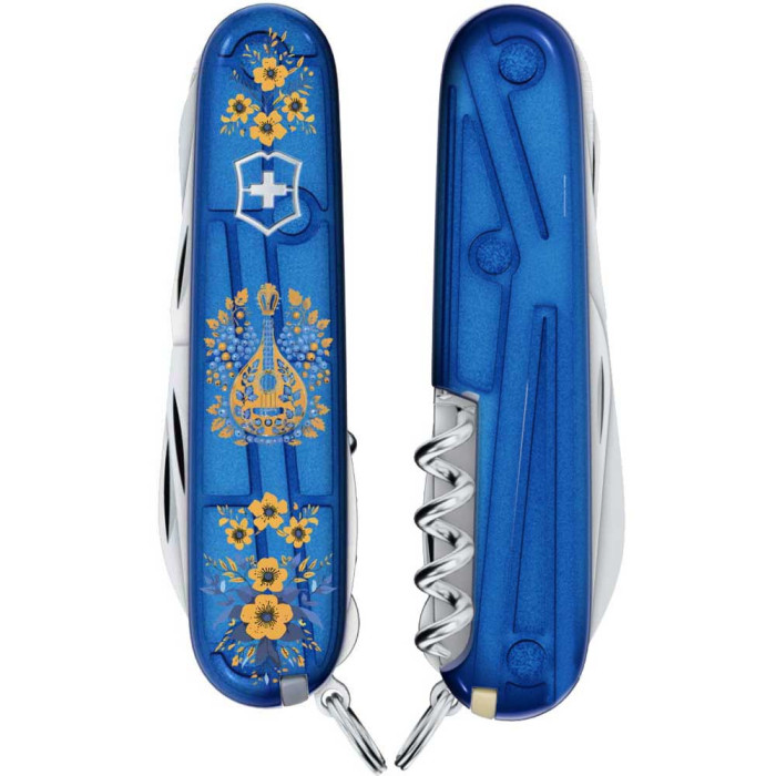 Складаний ніж Victorinox HUNTSMAN UKRAINE Українські мотиви 1.3713.T2.T1370u 