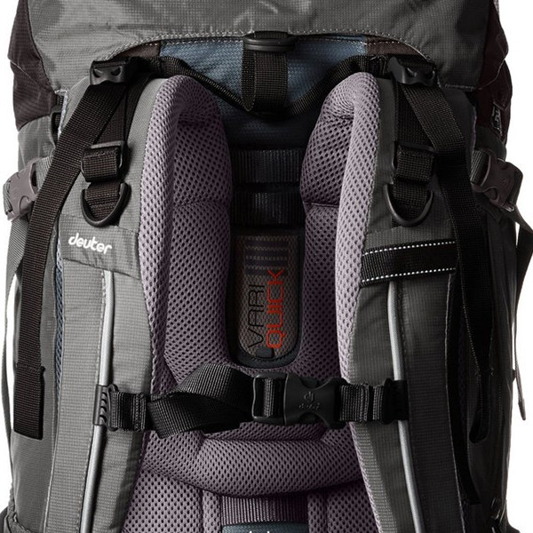 Рюкзак Deuter Aircontact, 45 + 10 л, granite-black 