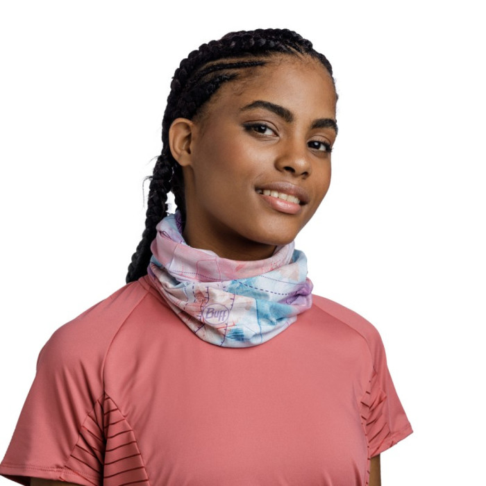 Шарф-труба Buff Coolnet UV Campast Pink 