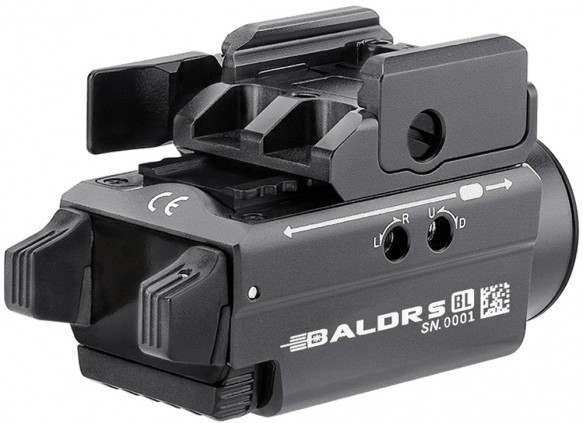 Ліхтар Olight Baldr S, blue laser, gunmetal grey 