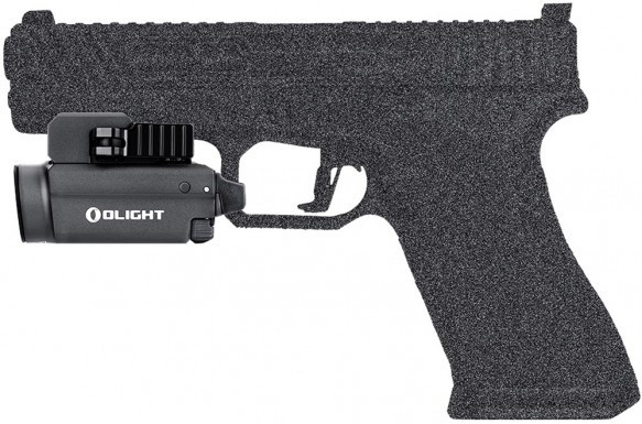 Ліхтар Olight Baldr S, blue laser, gunmetal grey 