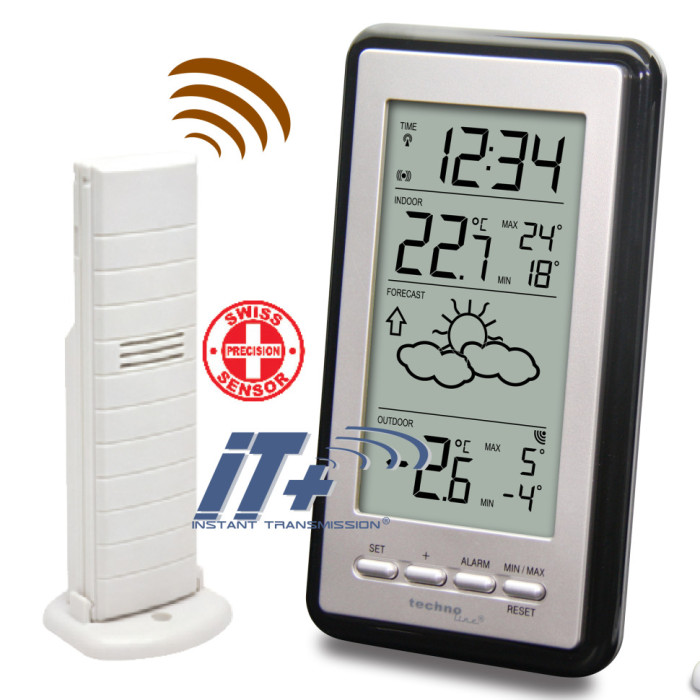 Метеостанція Technoline WS9130 IT Silver/Black (WS9130) 