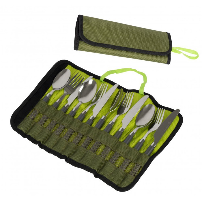 Набір столових приборів Bo-Camp Cutlery Set 12 Pieces 4 Person Silver (6102107) 