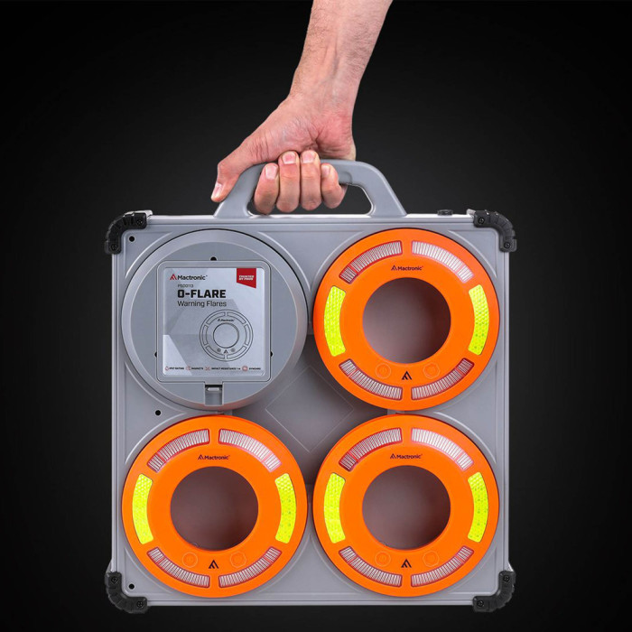 Комплект ліхтарів професійних Mactronic O-Flare (40 Lm) Amber Magnetic Recharg 12/220V (PSD0113)