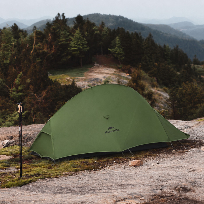 Намет надлегкий двомісний Naturehike Cloud Up Pro CNK2350WS020, 20D, зелений