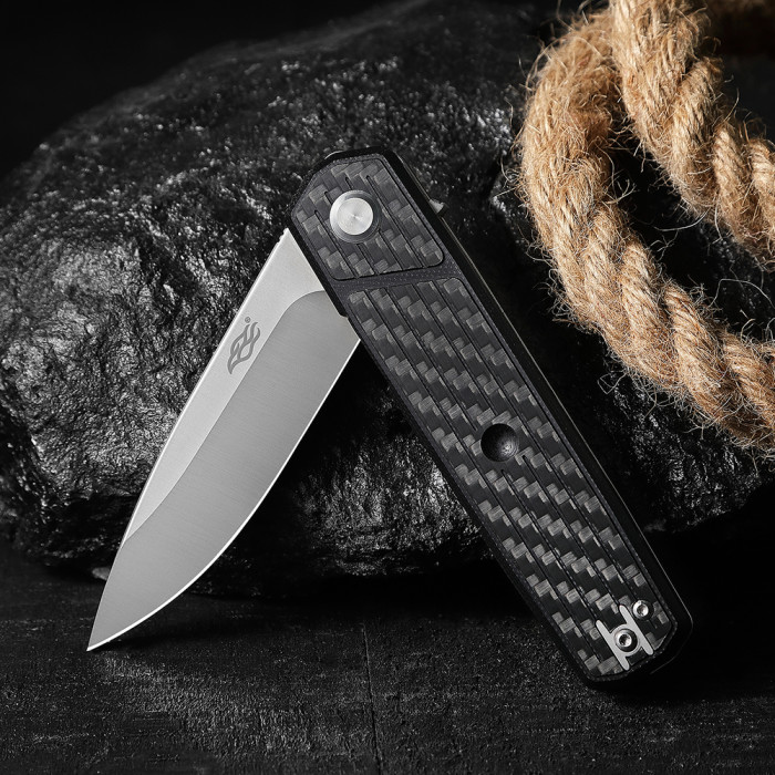 Нiж складаний Firebird FH927-CF чорний карбон 