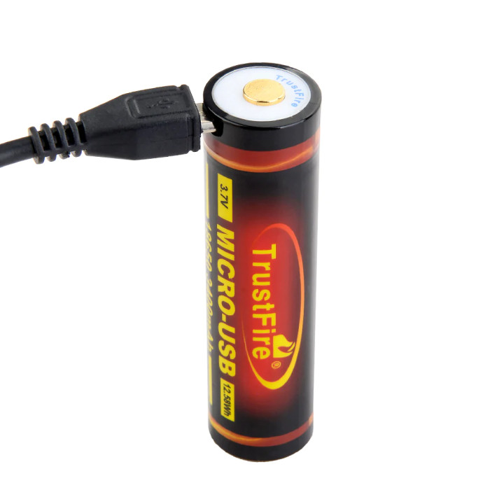Акумулятор Trustfire USB 18650 