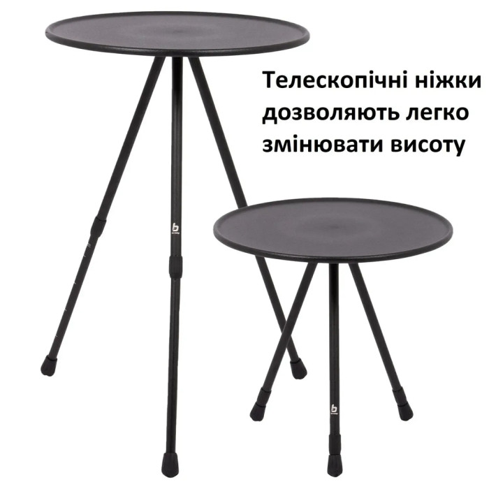 Стіл Bo-Camp Sawtelle 37x37 cm Black (1404327) 