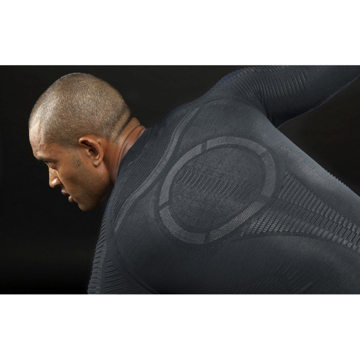 Футболка Accapi FIR Diamond Long Sleeve Shirt Man 999 black, M-L 