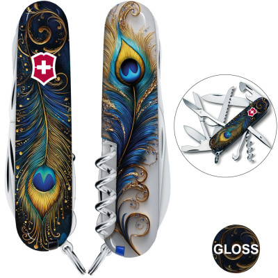 Складаний ніж Victorinox HUNTSMAN DESIGN Дивовижне перо