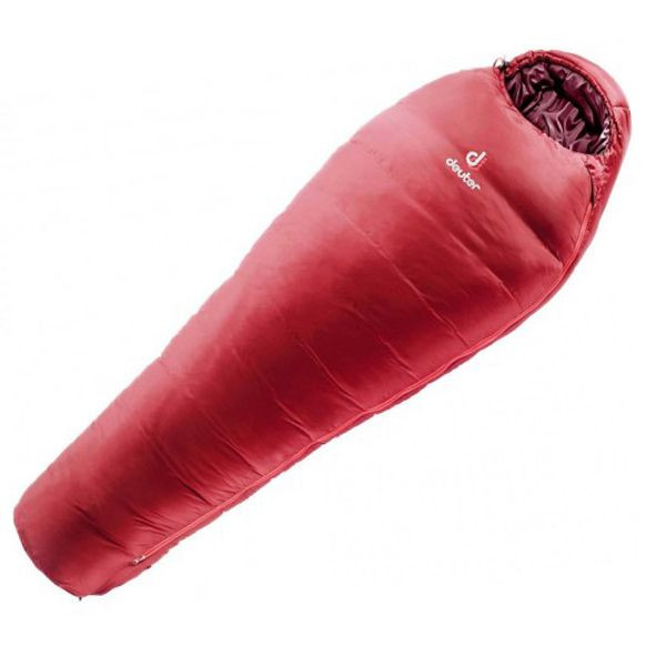 Спальний мішок Deuter Orbit -5 SL 5005 cranberry-aubergine, лівий 