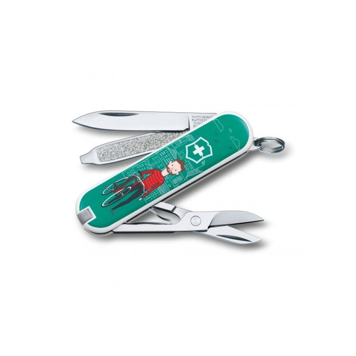 Ніж Victorinox Classic прокотися на своєму велосипеді 0.6223.L1508 