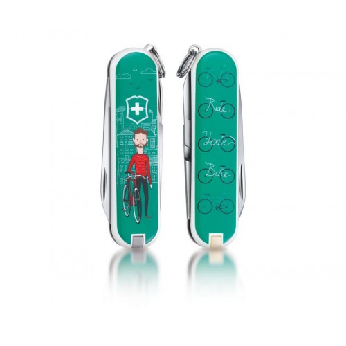 Ніж Victorinox Classic прокотися на своєму велосипеді 0.6223.L1508 