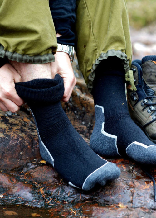 Термошкарпетки Aclima WarmWool Socks Jet Black 44-48 