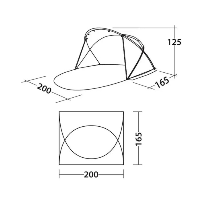 Пляжний тент EASY CAMP Shell 