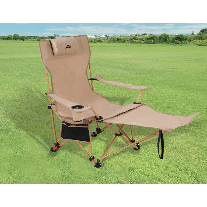 Складане крісло-шезлонг BRS-Y06, бежевий 