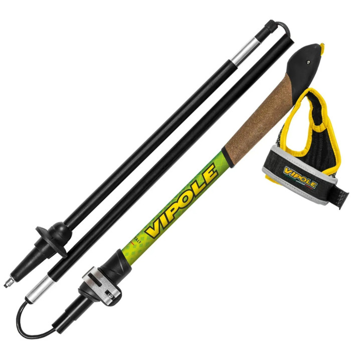 Палиці для скандинавської ходьби Vipole Treveller 130 Green DLX (S25 37) 