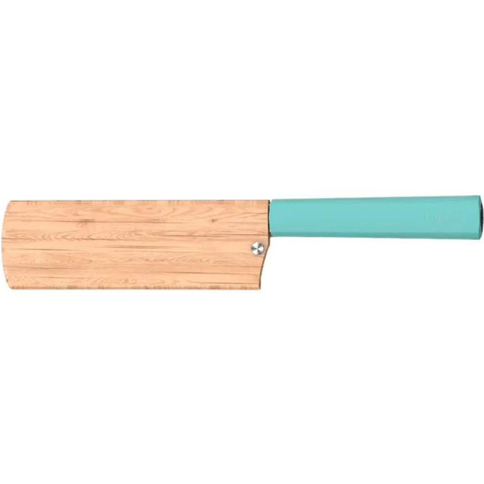 Ніж кухонний Butterfork Nakiri AR-RPM9 ABS Turquoise Green 