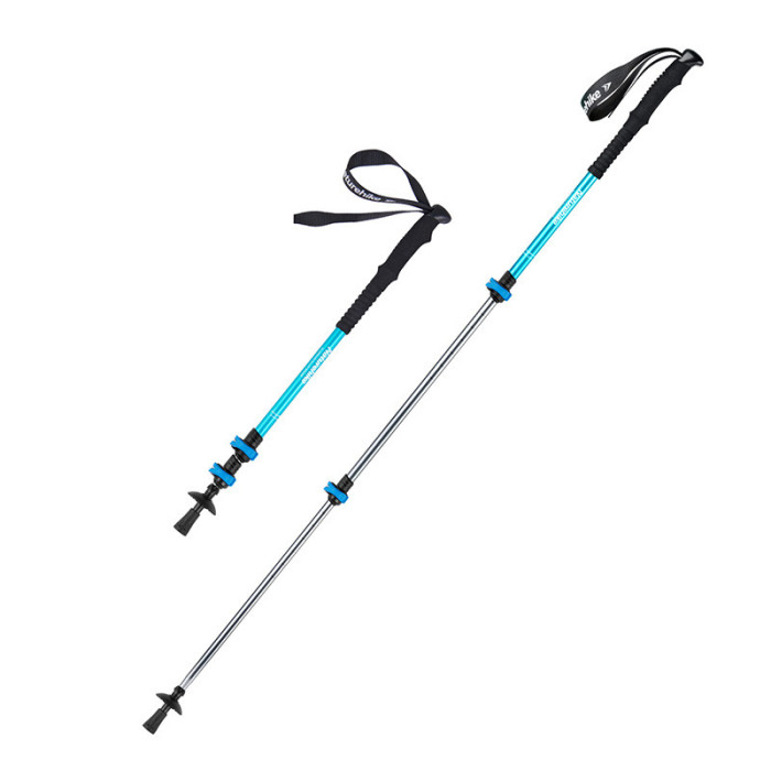 Трекінгова палиця 3-сек. Naturehike Men ST 01 6061 AL NH17D001-Z, алюміній, синя 