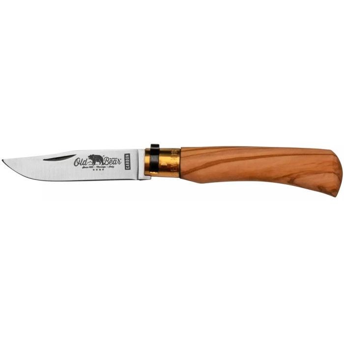 Ніж Old Bear Classic M, C70 steel, Olive wood 