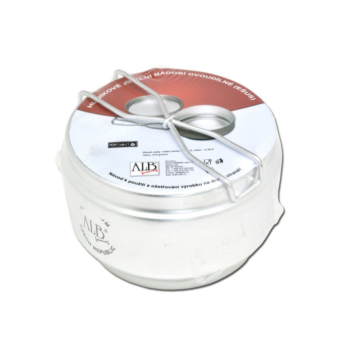 Набір туристичного посуду Alb Forming 610 Two-Piece Mess Tin Set Aluminium 