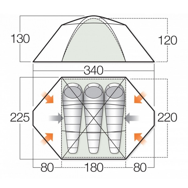 Намет Vango Mistral 300 