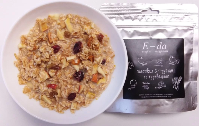 Пластівці з фруктами і журавлиною E=da (E=da-12) 