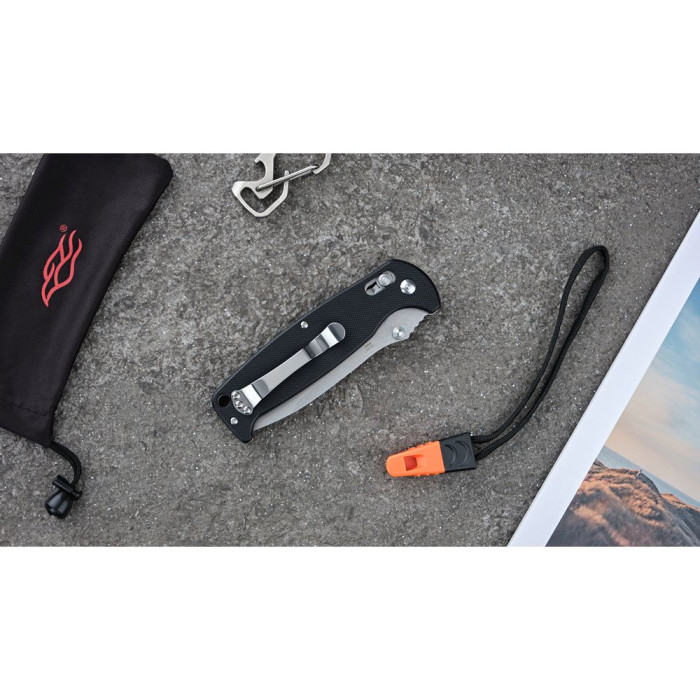 Ніж Ganzo G7412P-WS, чорний 