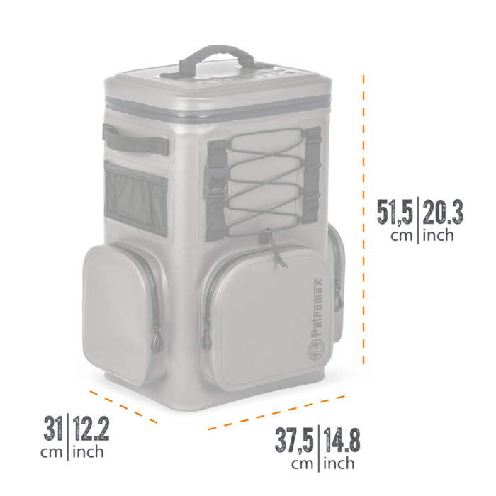 Терморюкзак Petromax Refrigerated Backpack 17 л Сірий