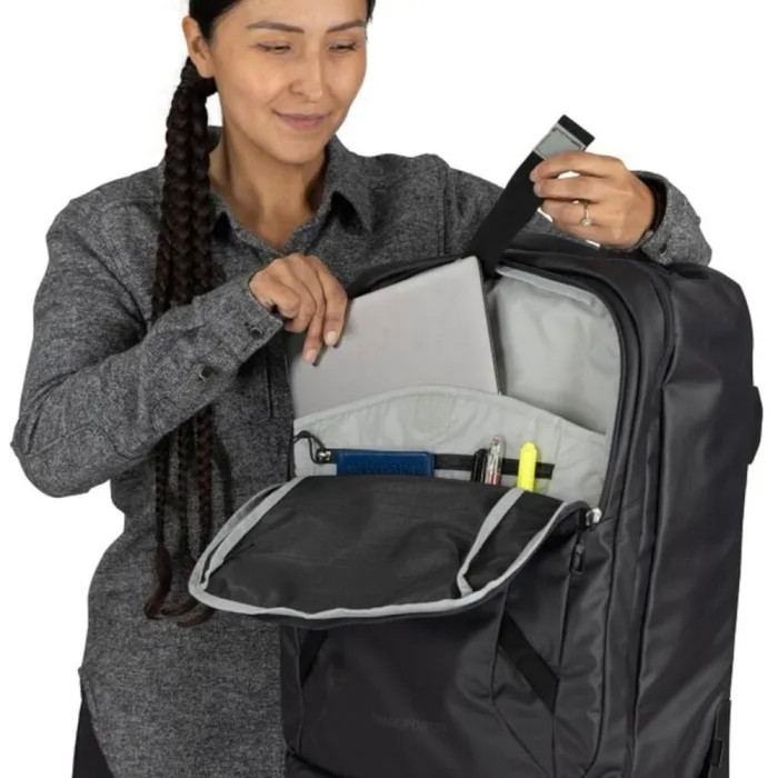 Сумка на колесах Osprey Transporter Wheeled Carry-On 38L raven black/black - O/S - чорний 