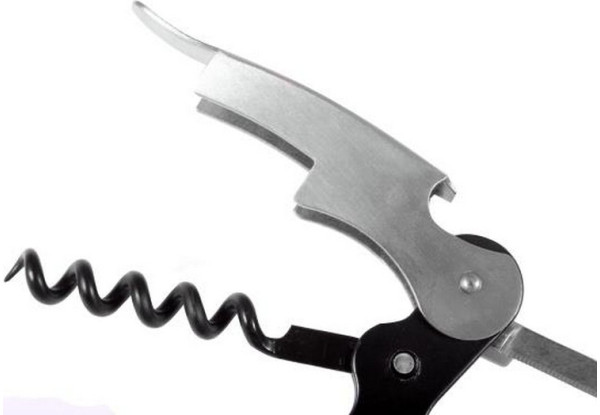 Ніж-штопор Stinger чорний з сріблястим (HCY-162 Х) 