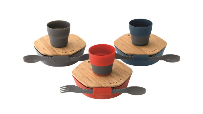 Набір пластикового посуду Robens Leaf Meal Kit Ocean 