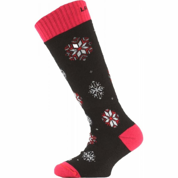 Термошкарпетки для лиж Lasting SJA 903 дитячі чорно-червоні, XS 