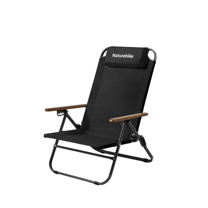 Крісло складане Naturehike CNK2550JJ012, сталь, чорний 
