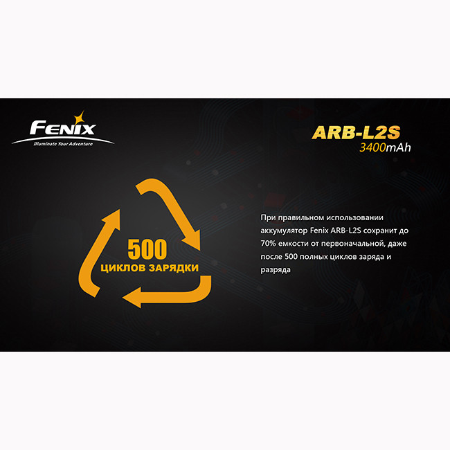 Акумулятор 18650 Fenix ARB-L2S (3400mAh) 